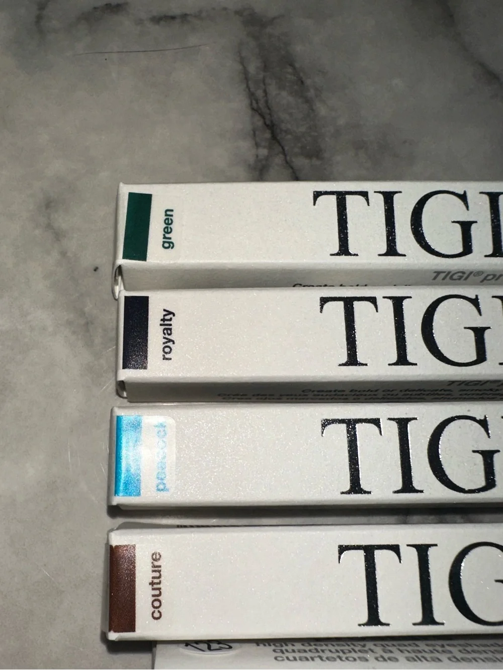 TIGI eyeshadow pallet,3 eyeliners,1 lipliner,glow blush, blush brush,foudation